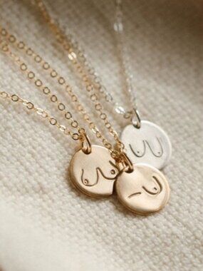 Boobs Body Positivity Feminine Cute Charm Necklace